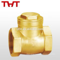 brass inline ball type 1.5 inch sewer spring loaded check valve for sump pump